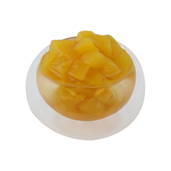 Peach Oolong Tea with Peach Cubes-1